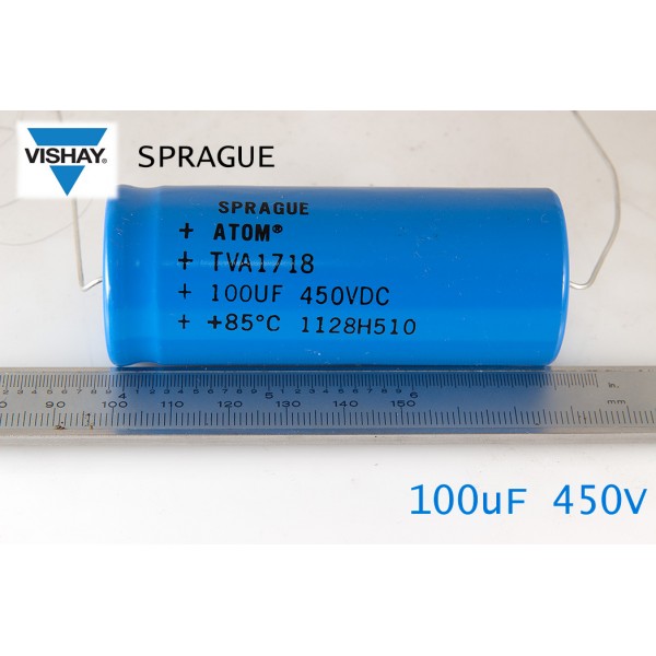 Sprague Atom    100uF/450V
